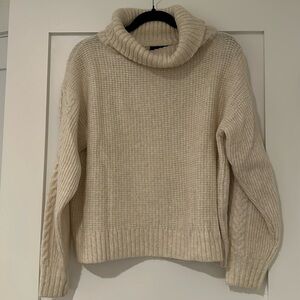 Something Navy Wool Turtle Neck Sweater